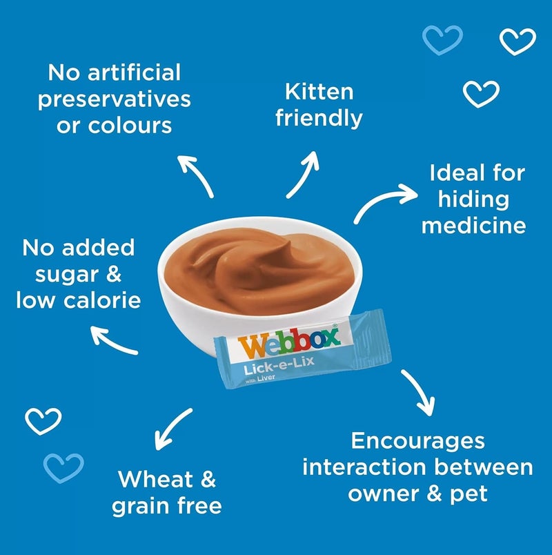 Webbox Lick - E- Lix With Liver (5x10gm) 75g - Image 3